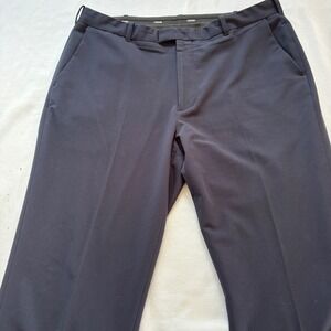IZOD Mens Navy Blue Straight Leg Performance Stretch Dress Pants 36x32 45CT103